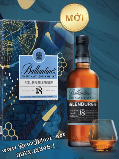 Rượu Ballantine's 18YO Glenburgie Hộp Quà 2023