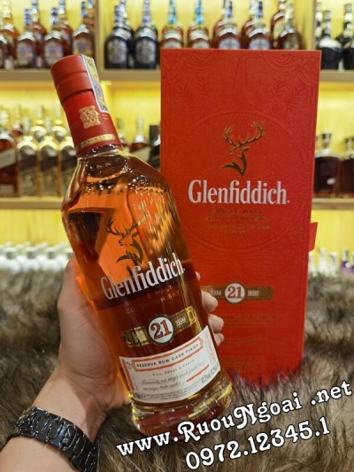 Rượu Glenfiddich 21YO Hộp Quà 2023
