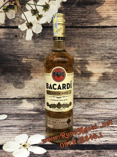 Rượu Bacardi Carta Oro Superior Gold Rum
