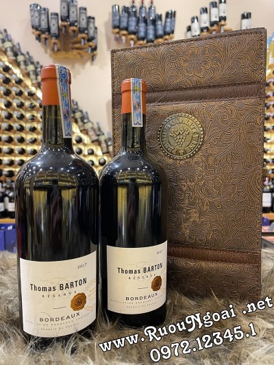 Rượu Vang Thomas Barton Reserve Bordeaux Hộp Quà Sang Trọng
