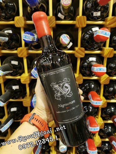 Rượu Vang Italia X9 Negroamaro