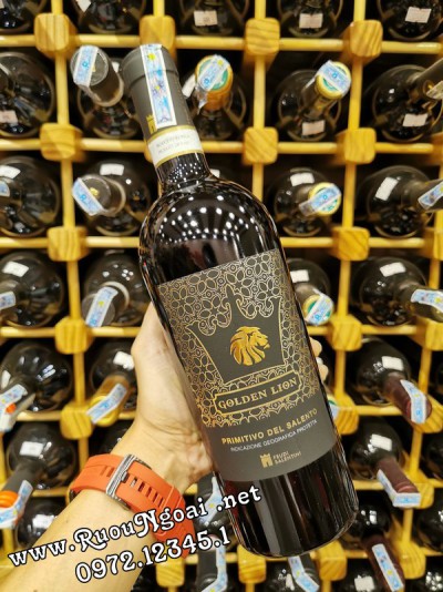 Rượu Vang Ý GOLDEN LION PRIMITIVO DEL SALENTO