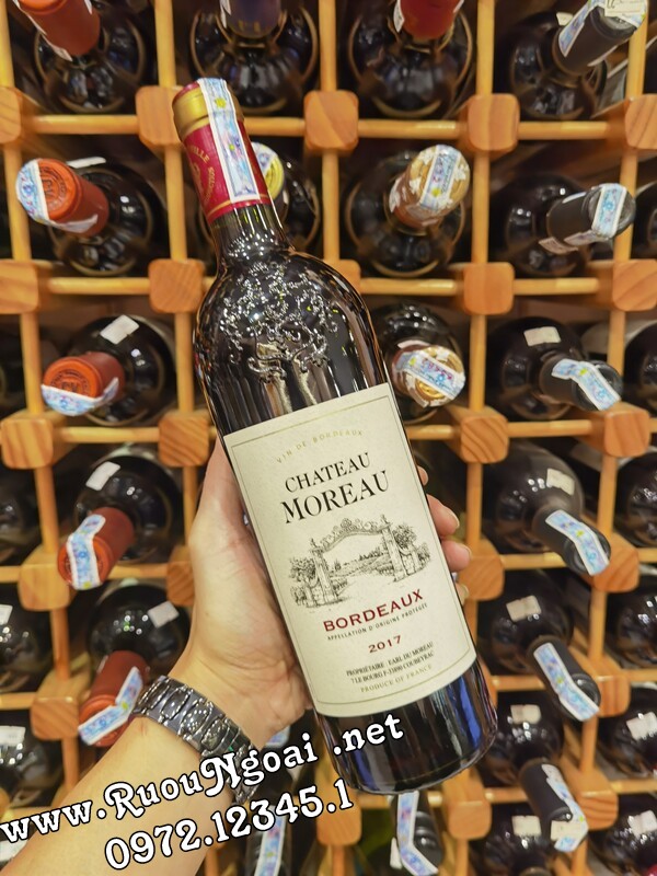 Rượu vang Pháp Chatteau Moreau Bordeaux